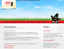 Tablet Screenshot of bdp-rlp.de